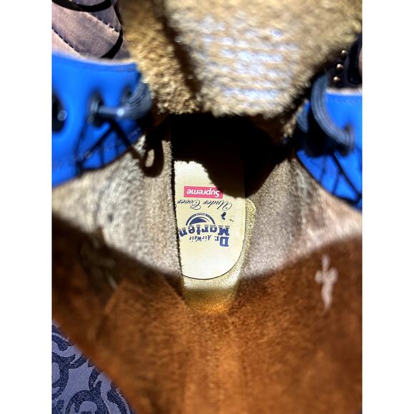 Super Rare! Dr Martens x Undercover Supreme Anarchy Blue Boots size 9/EU 41 main image 5